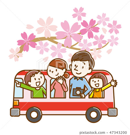 Tourist bus Family cherry tree 47343200