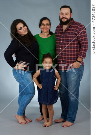 Grandma with kids Grandma with kids 47343857