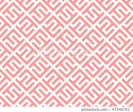 Abstract geometric pattern with stripes, lines.  47346761