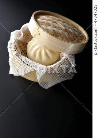 蒸汽籃和中國食物 47347025