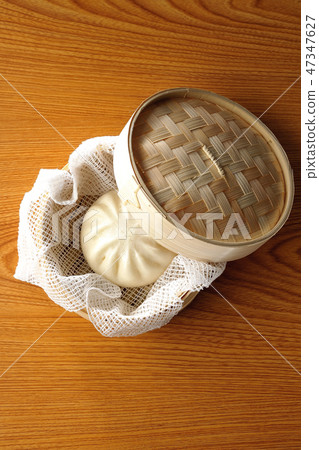 肉和蒸汽籃 47347627