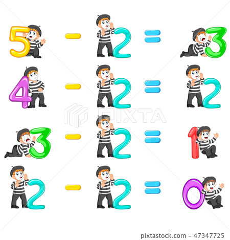 the number decrease from 0 until 3  47347725