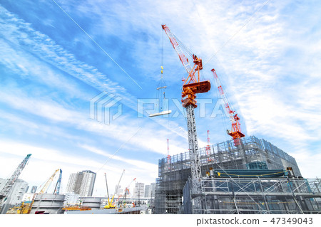 Construction site of condominium / building Construction site of condominium / building 47349043