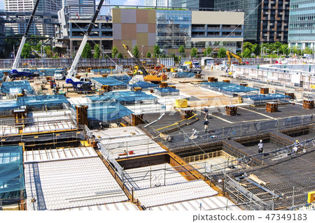 Construction site of condominium / building 47349183