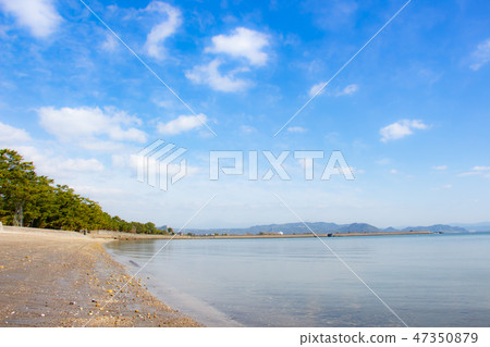 Heavily Bathing Beach in Aira City, Kagoshima Prefecture Heavily Bathing Beach in Aira City, Kagoshima Prefecture 47350879