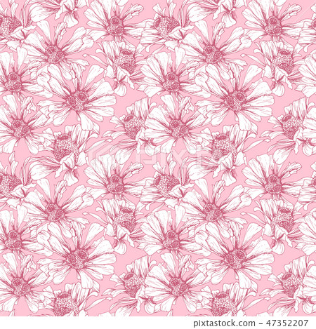 Pink Seamless Pattern for Romantic Valentines Day - Stock Illustration ...