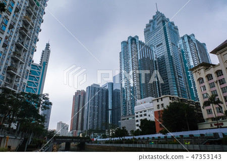 Shenzhen Luohu District Skyline 47353143