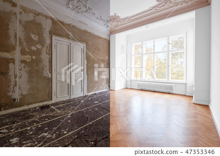 renovation concept - room in apartment  renovation 47353346