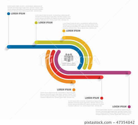 Infographic design template with place for your data. Vector illustration. Infographic design template with place for your data. Vector illustration. 47354842