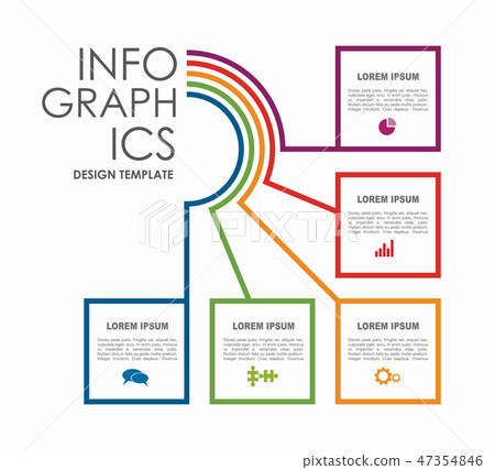 Infographic design template with place for your data. Vector illustration. Infographic design template with place for your data. Vector illustration. 47354846