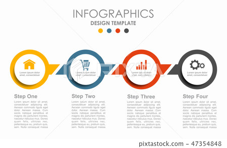 Infographic design template with place for your data. Vector illustration. Infographic design template with place for your data. Vector illustration. 47354848