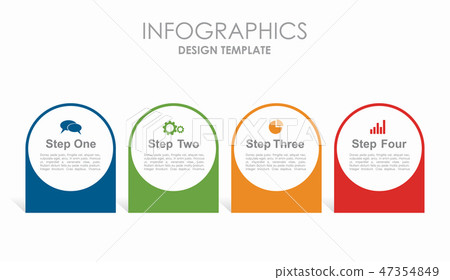 Infographic design template with place for your data. Vector illustration. Infographic design template with place for your data. Vector illustration. 47354849