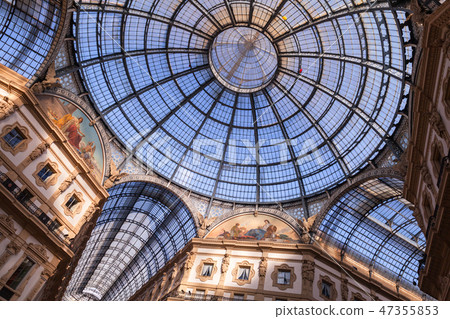 Interior of Galleria Vittorio Emanuele II Interior of Galleria Vittorio Emanuele II 47355853