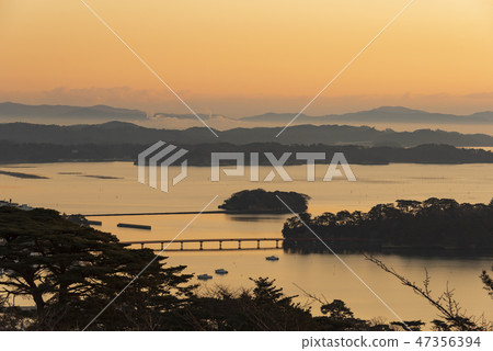 Early Morning Matsushima Fukuura Bridge Fukura Island Early Morning Matsushima Fukuura Bridge Fukura Island 47356394