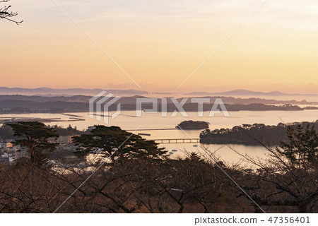 Early Morning Matsushima Fukuura Bridge Fukura Island Early Morning Matsushima Fukuura Bridge Fukura Island 47356401