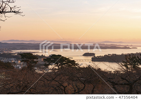 清晨松島福浦橋福倉島 47356404