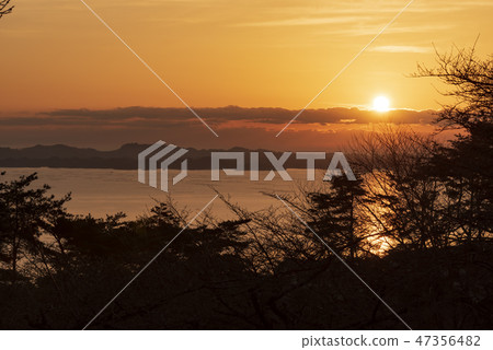 松島朝日日出日本三景 松島朝日日出日本三景 47356482