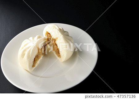Chinese food on a plate Chinese food on a plate 47357136