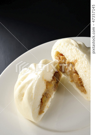 Chinese food on a plate 47357145