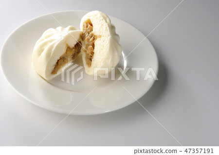 Chinese food on a plate Chinese food on a plate 47357191