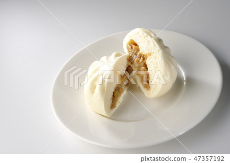 Chinese food on a plate 47357192