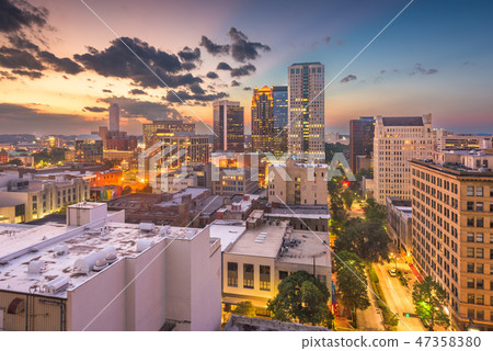 Birmingham, Alabama, USA downtown city skyline 47358380