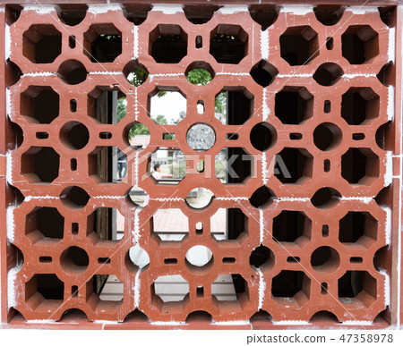 Chinese traditional architecture. Scandinavian sculpture ornaments. Crawling property wealthy elephant. 47358978