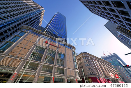 Tokyo's cityscape in Japan Nihonbashi Nihonbashi Takashimaya S.C., looking out over the cityscape 47360135