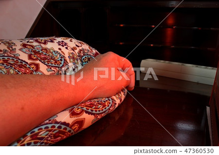 Home therapy for pain with infra red light. 47360530