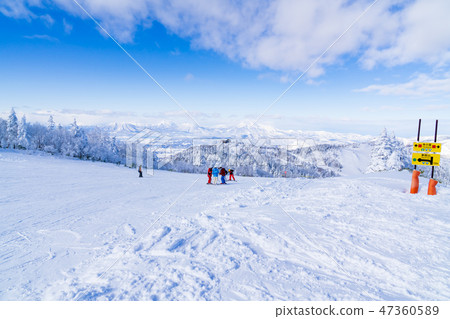 Landscape story (Winter in Shiga Kogen) 47360589