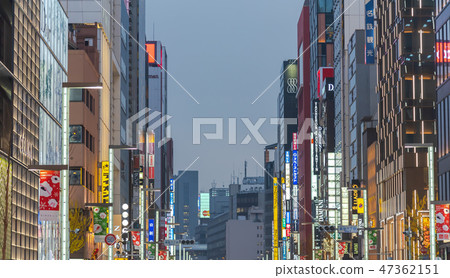 "Tokyo" night view of Ginza "Tokyo" night view of Ginza 47362151