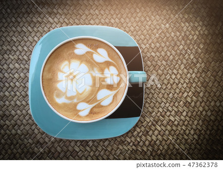 hot coffee glass cup