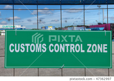Logistics complex behind the green sign Logistics complex behind the green sign 47362997
