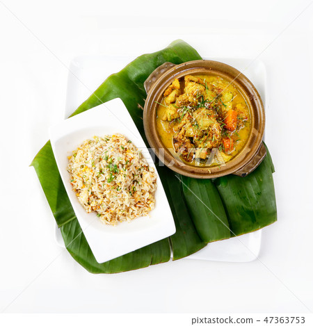 Thai Curry with Fried Rice 47363753