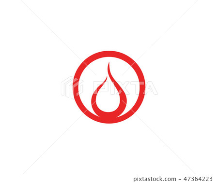 Blood vector icon logo 47364223