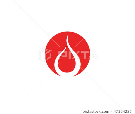 Blood vector icon logo 47364225