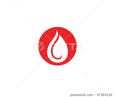 Blood vector icon logo Blood vector icon logo 47364226
