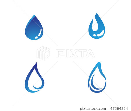 Water drop Logo Template vector illustration Water drop Logo Template vector illustration 47364234