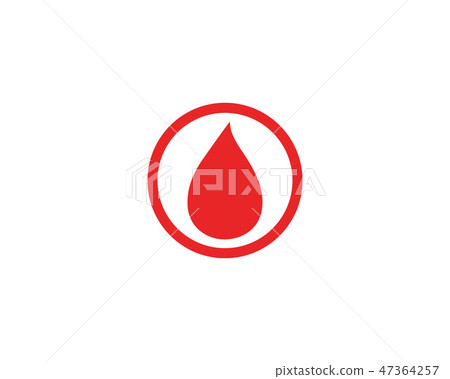 Blood vector icon logo Blood vector icon logo 47364257