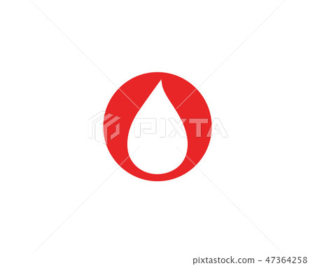 Blood vector icon logo Blood vector icon logo 47364258
