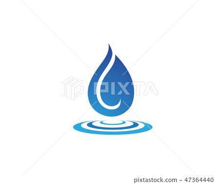 Water drop Logo Template vector illustration Water drop Logo Template vector illustration 47364440