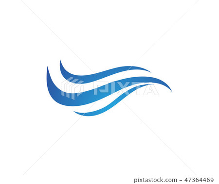 wave water logo beach wave water logo beach 47364469