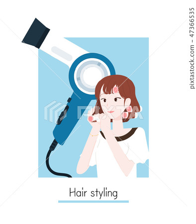 頭髮造型圖 頭髮造型圖 47366535