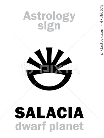 Astrology: dwarf planet SALACIA 47366679