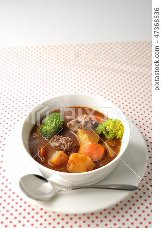 Freshly prepared beef stew Freshly prepared beef stew 47368836