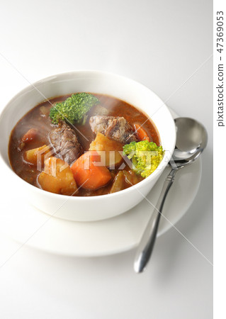 Vegetable goose roof beef stew 47369053