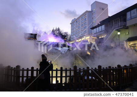 在群馬縣的草津溫泉臨時 在群馬縣的草津溫泉臨時 47370041