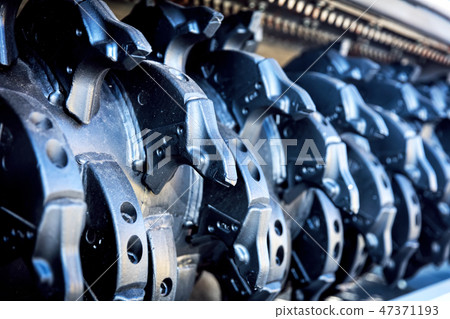 Steel industrial elements. Railway industry Steel industrial elements. Railway industry 47371193