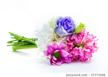 Bouquet of fresh spring flowers. Bouquet of fresh spring flowers. 47373086
