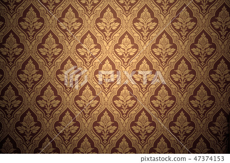 Old retro wallpaper in sepia Old retro wallpaper in sepia 47374153